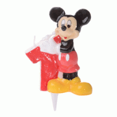 720831 LUMANARE MICKEY MOUSE CIFRA 1 LICENTA DISNEY