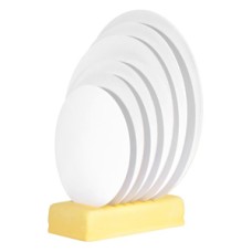 13128 DISC ALB PENTRU TORT DIN CARTON PLASTIFICAT D36cm