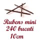 334516 Rubens mini , creioane de ciocolata neagra 10cm 240buc 0.9kg Barbara Decor