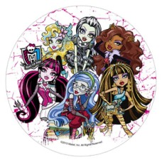 41026A Disc din zahar Monster High d22cm Modecor