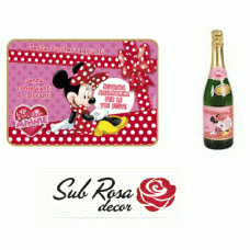 70427 SAMPANIE FARA ALCOOL MINNIE MOUSE PENTRU COPII