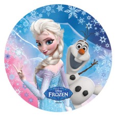 72073 A Vafe Frozen Elsa si Olaf Modecor diametrul cca 22 cm