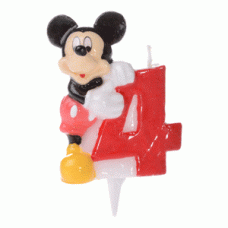 720834 LUMANARE MICKEY MOUSE CIFRA 4 LICENTA DISNEY