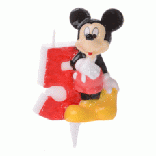 720835 LUMANARE MICKEY MOUSE CIFRA 5 LICENTA DISNEY