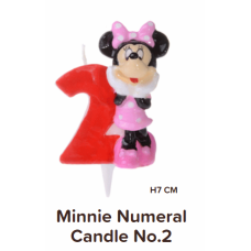 720842 LUMANARE MINNIE MOUSE CIFRA 2 LICENTA DISNEY