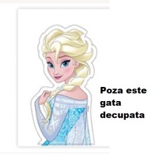 72176 VAFA ELSA FROZEN DECUPAJ Modecor