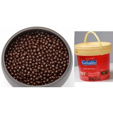 Cioccoriso Fondente perle crocante mini bombonele invelite in ciocolata neagra 100 g Geladis Italia