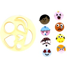 CUTFUNFS CUTTER DECUPATOR PLASTIC DUR MIX & MATCH FUNNY FACES PENTRU REALIZAT FETE NOSTIME FMM