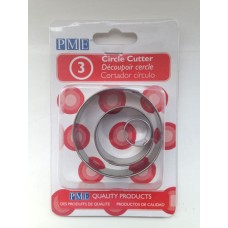 SR254 CERC CUTTER SET DECUPATOARE CERC METALIC INOX SET 3 BUCATI PME