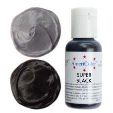 101 COLORANT GEL NEGRU SUPER BLACK AMERICOLOR 21g